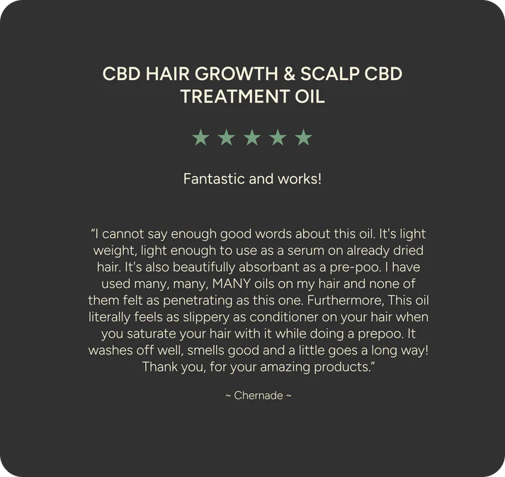 Back2Nature Growth & Scalp Care - CBD Hair Oil, 50ml