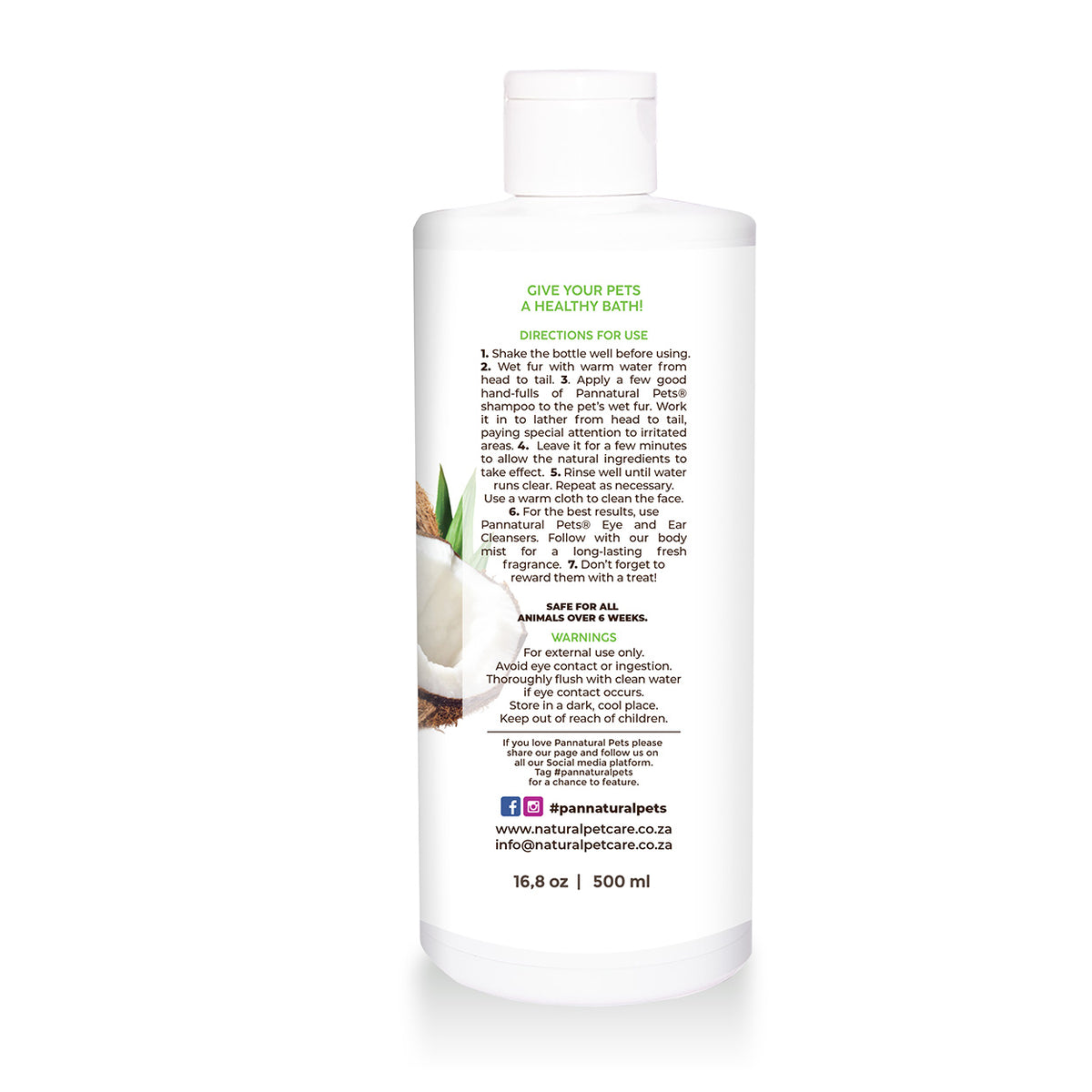 Natural Pet Shampoo Hypo Allergen