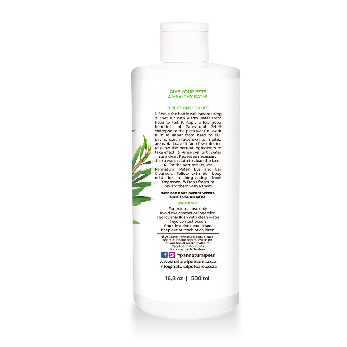 Natural Pet Shampoo Itchy Relief – Soothing Herbal Formula