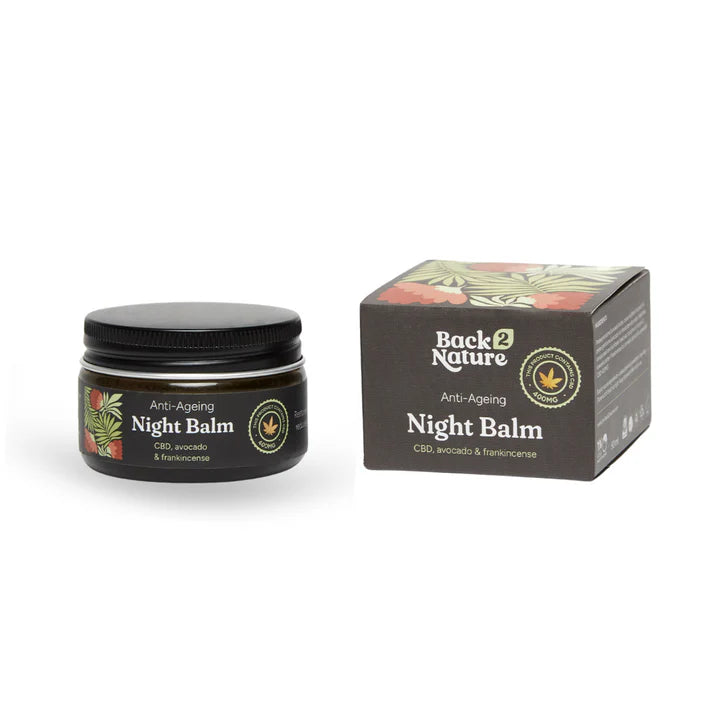 Back2Nature Anti-Ageing CBD Night Balm, 50ml