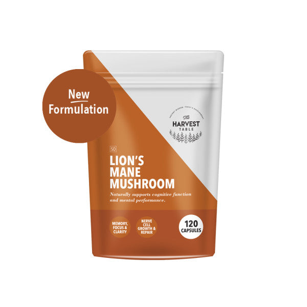 The Harvest Table Organic Lion's Mane Mushroom Capsules