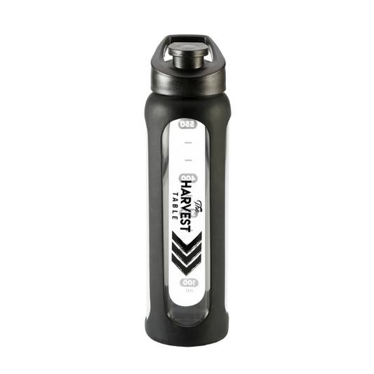 The Harvest Table Glass Shaker Bottle